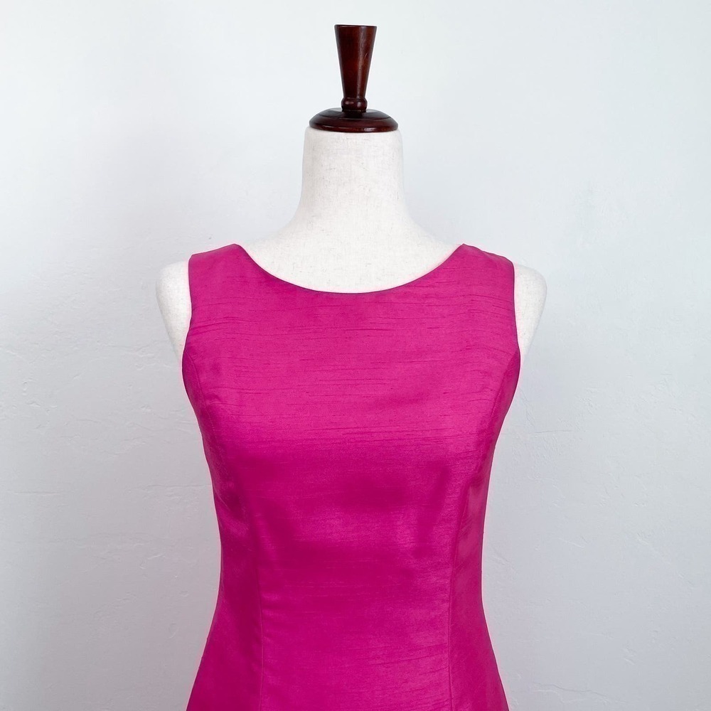 Saks Fifth Avenue | Lotus Grace Pink Sleeveless Sheath Mini Dress - Picture 2 of 9
